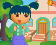 Dora at school dress up ltztets jtkok ingyen