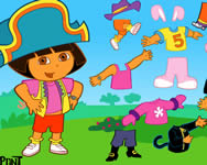 Dora costume fun
