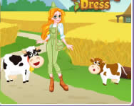 Caitlyn dress up farm ltztets HTML5 jtk