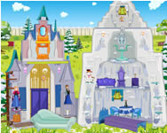 Frozen ice castle doll house ltztets jtkok