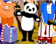 Panda dress up ltztets jtkok